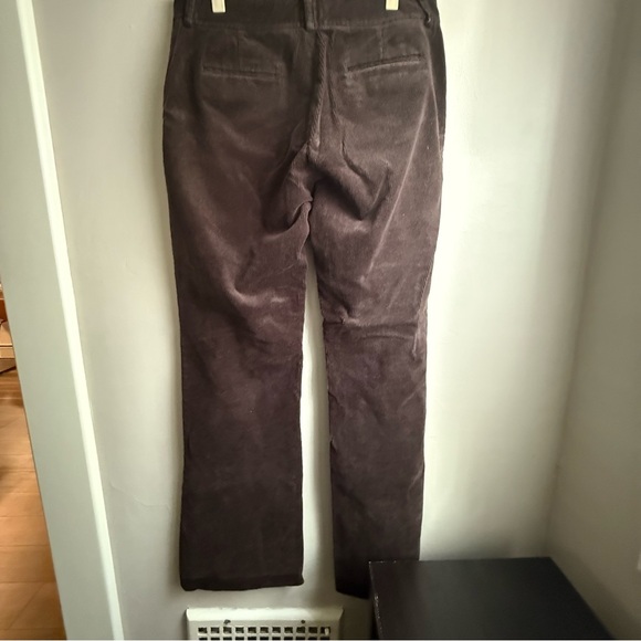 Tahari Arthur S. Levine Corduroy Fit & Flare Pants Size 8 Rich Brown 70’s Vibe - Picture 5 of 11